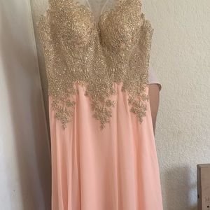 Pink formal dress